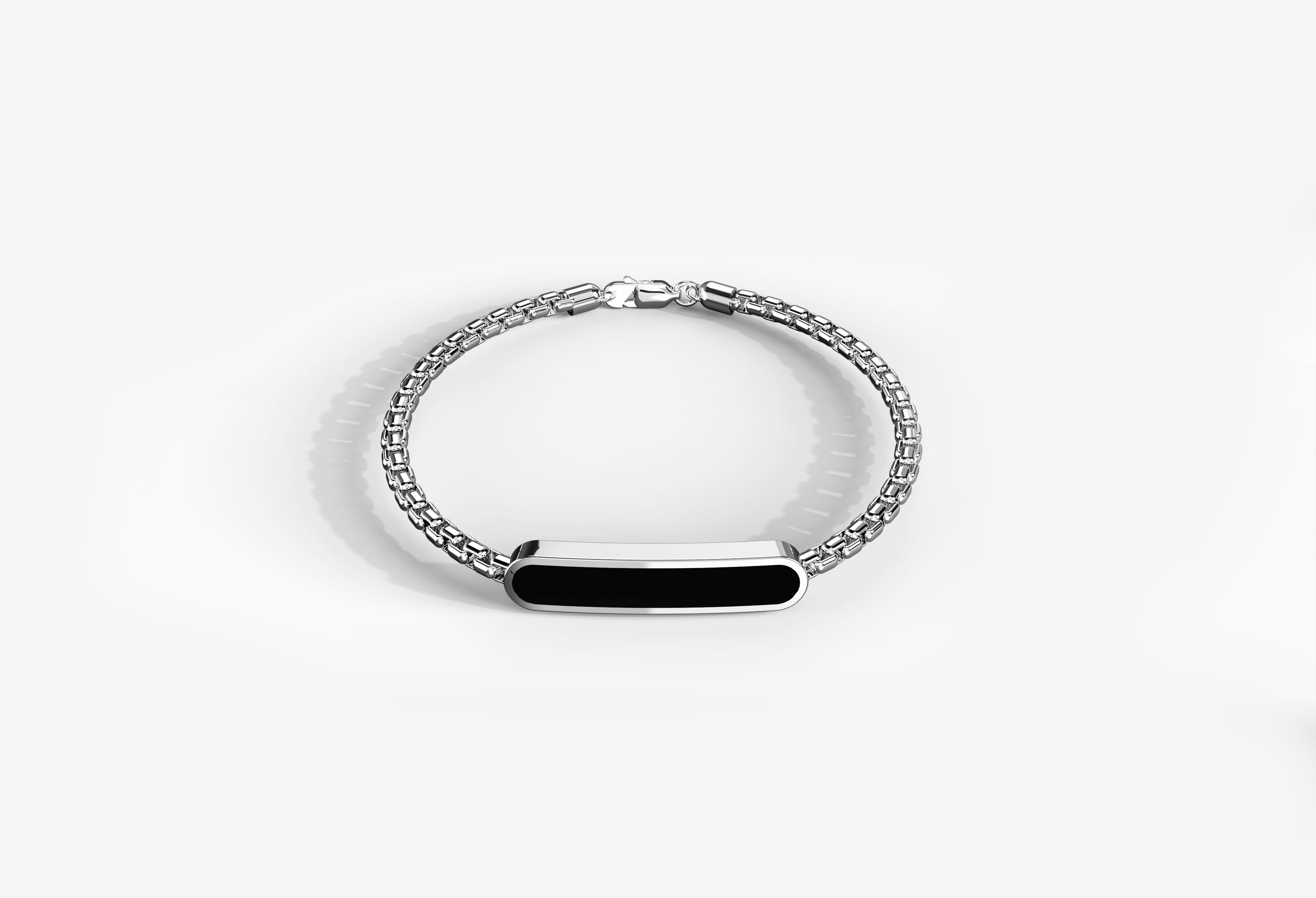 Beautiful 925 Sterling Silver Black Beads Bracelet for Girls – Karizma  Jewels